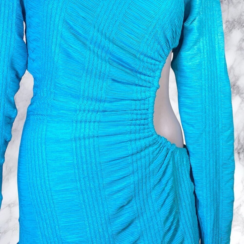 Superdown Filippa Ruched Mini Dress Blue - Picture 6 of 12